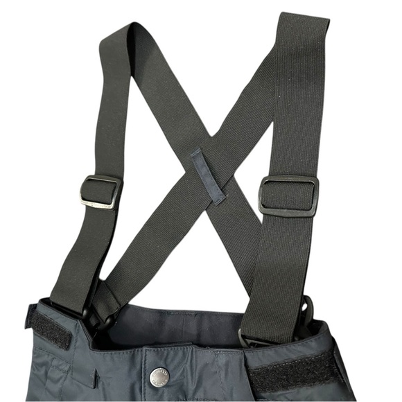 Children's Black Snow Pants with Suspenders Omni-Tech Waterproof XXS - Picture 4 of 15